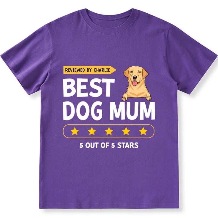 Dog Review - Personalized Custom Unisex T-shirt