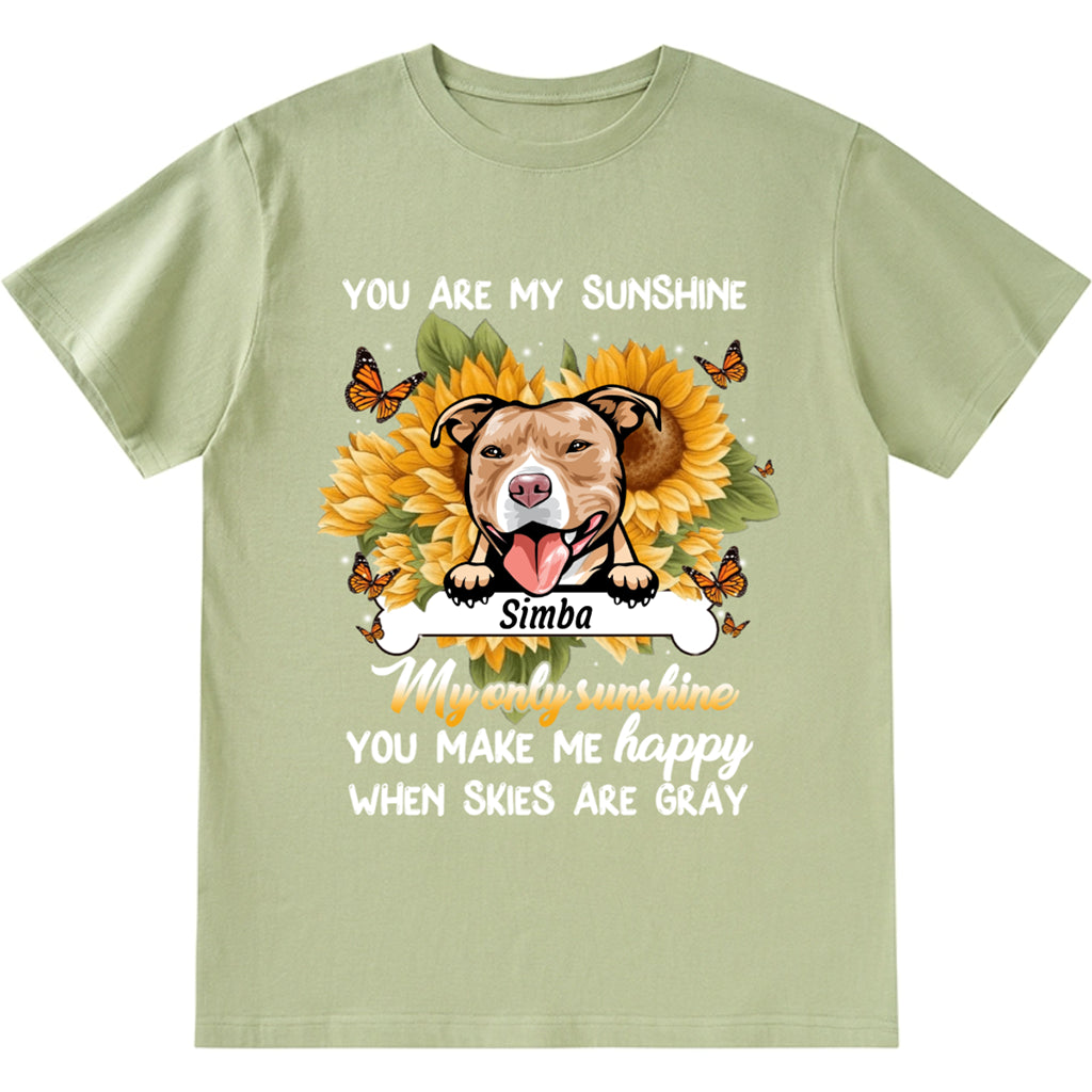 Dog Sunshine - Personalized Custom Unisex T-shirt