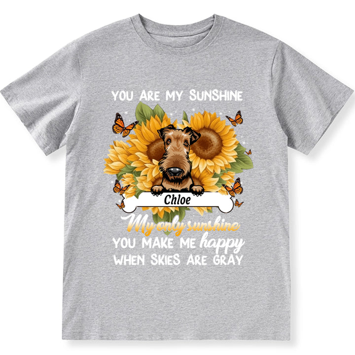 Dog Sunshine - Personalized Custom Unisex T-shirt