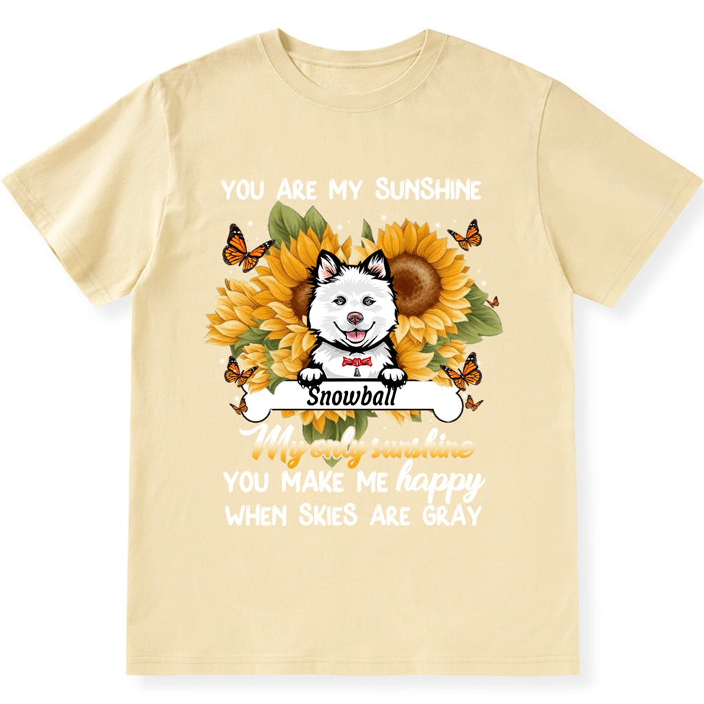 Dog Sunshine - Personalized Custom Unisex T-shirt