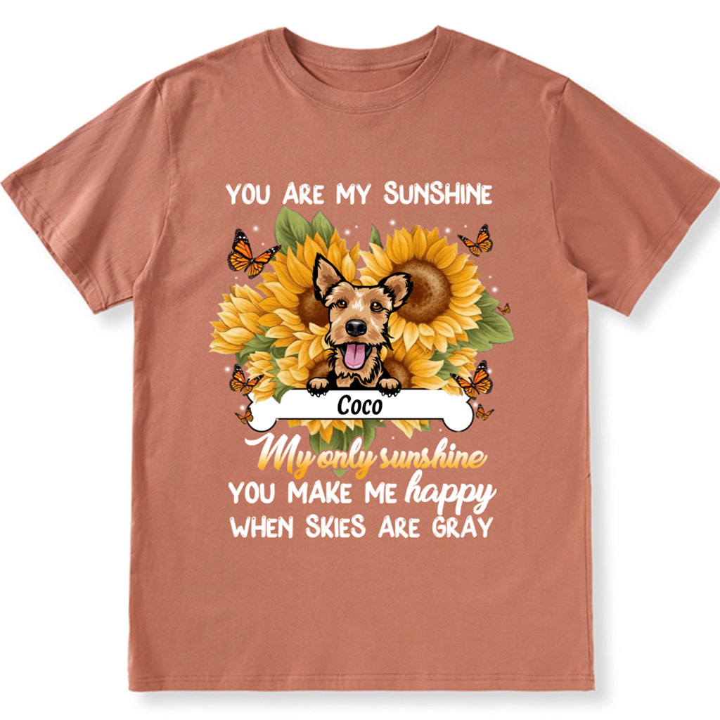 Dog Sunshine - Personalized Custom Unisex T-shirt