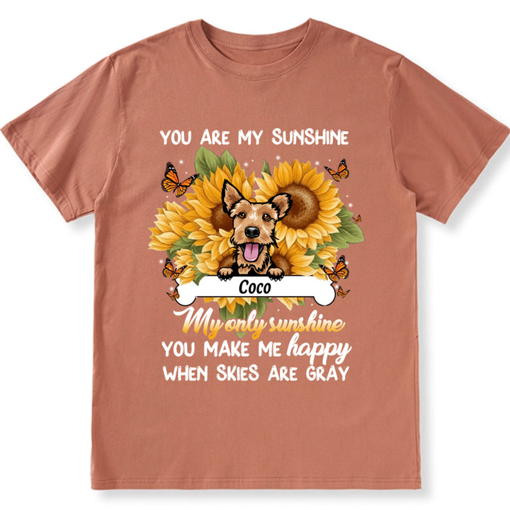 Dog Sunshine - Personalized Custom Unisex T-shirt