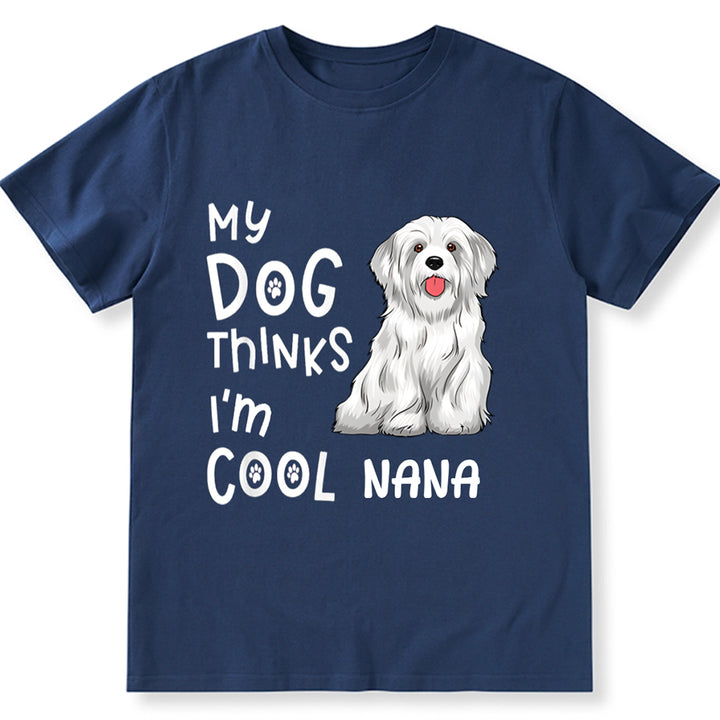 Dog Thinks Cool - Personalized Custom Unisex T-shirt