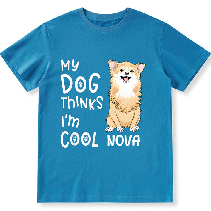 Dog Thinks Cool - Personalized Custom Unisex T-shirt