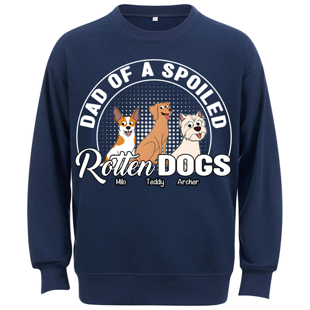 Dog Lovers Spoiled Rotten Dog - Personalized Custom Sweatshirt