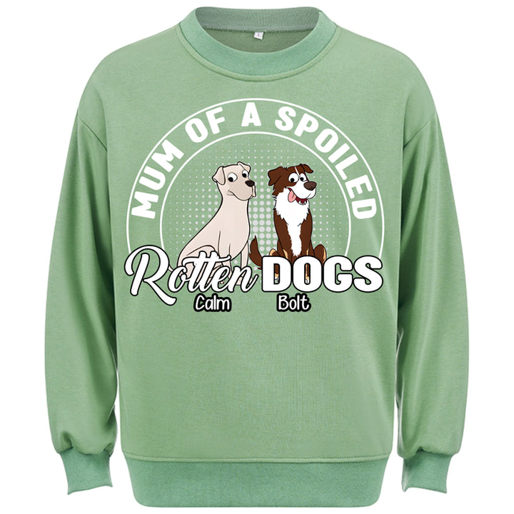 Dog Lovers Spoiled Rotten Dog - Personalized Custom Sweatshirt