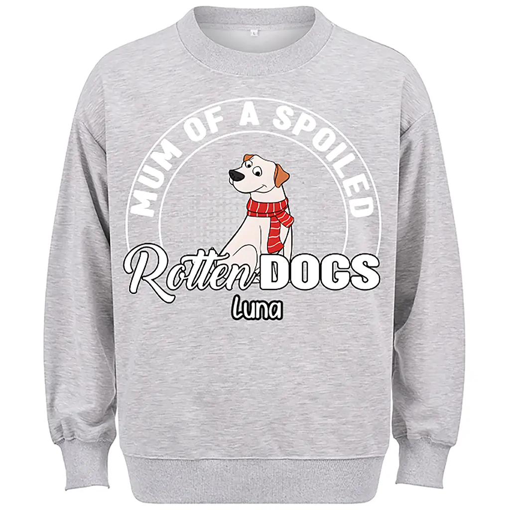 Dog Wearing Scarf - Personalized Custom Christmas Sweatshirt