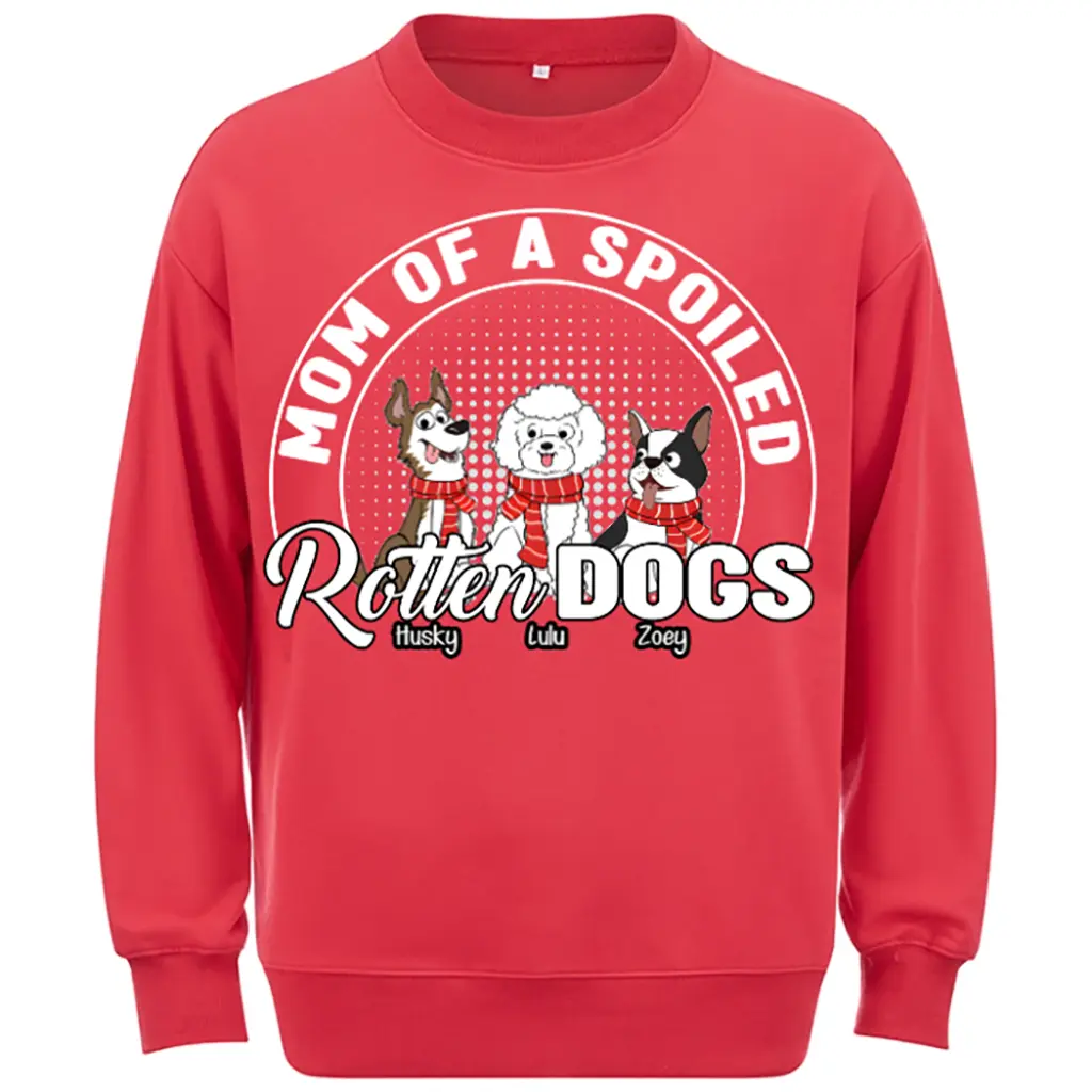 Dog Wearing Scarf - Personalized Custom Christmas Sweatshirt