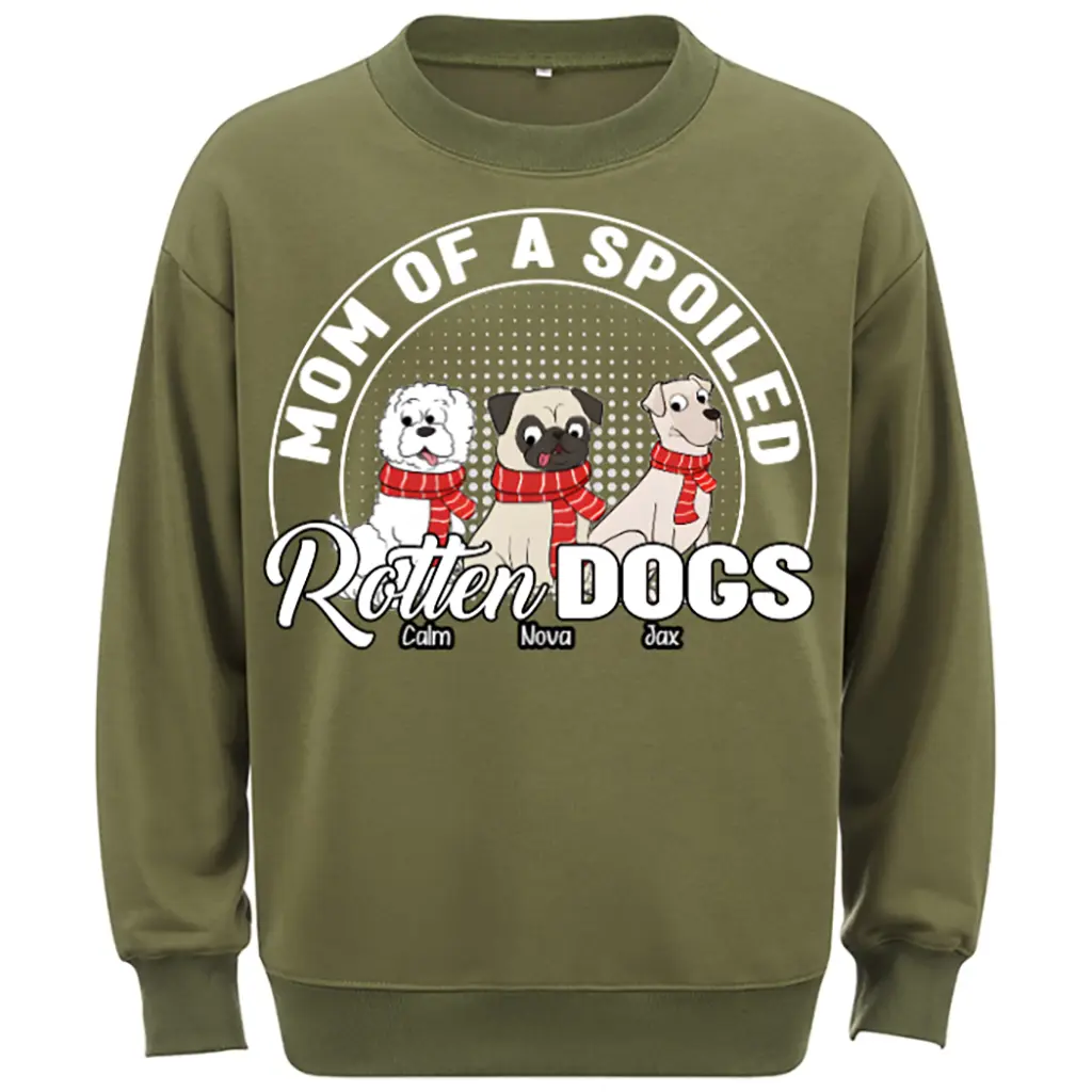 Dog Wearing Scarf - Personalized Custom Christmas Sweatshirt