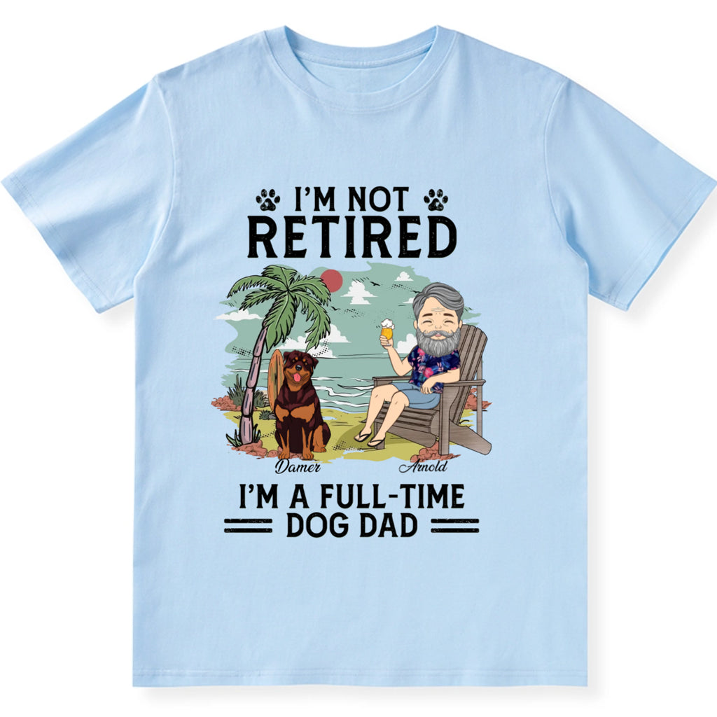 Full-time Dog Mom - Personalized Custom Unisex T-shirt