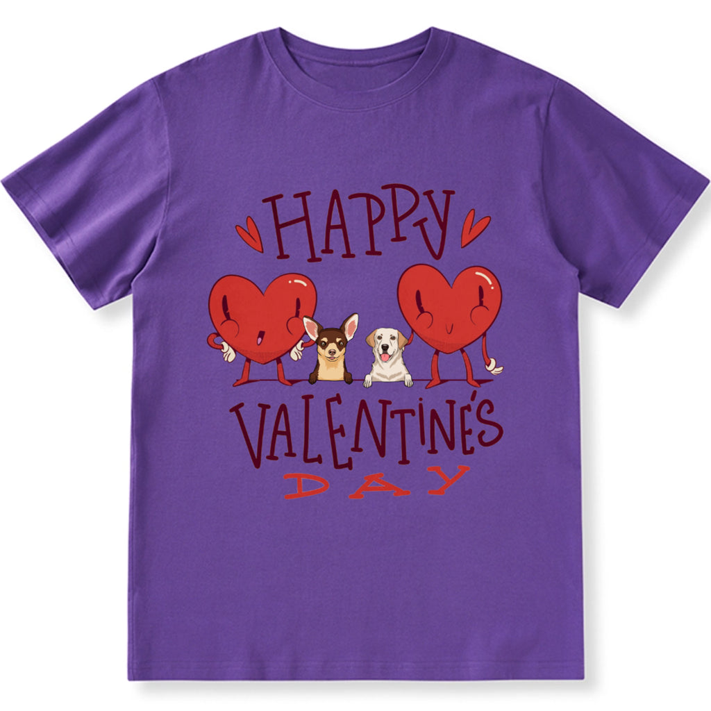 Happy Valentine's Day - Personalized Custom Unisex T-shirt