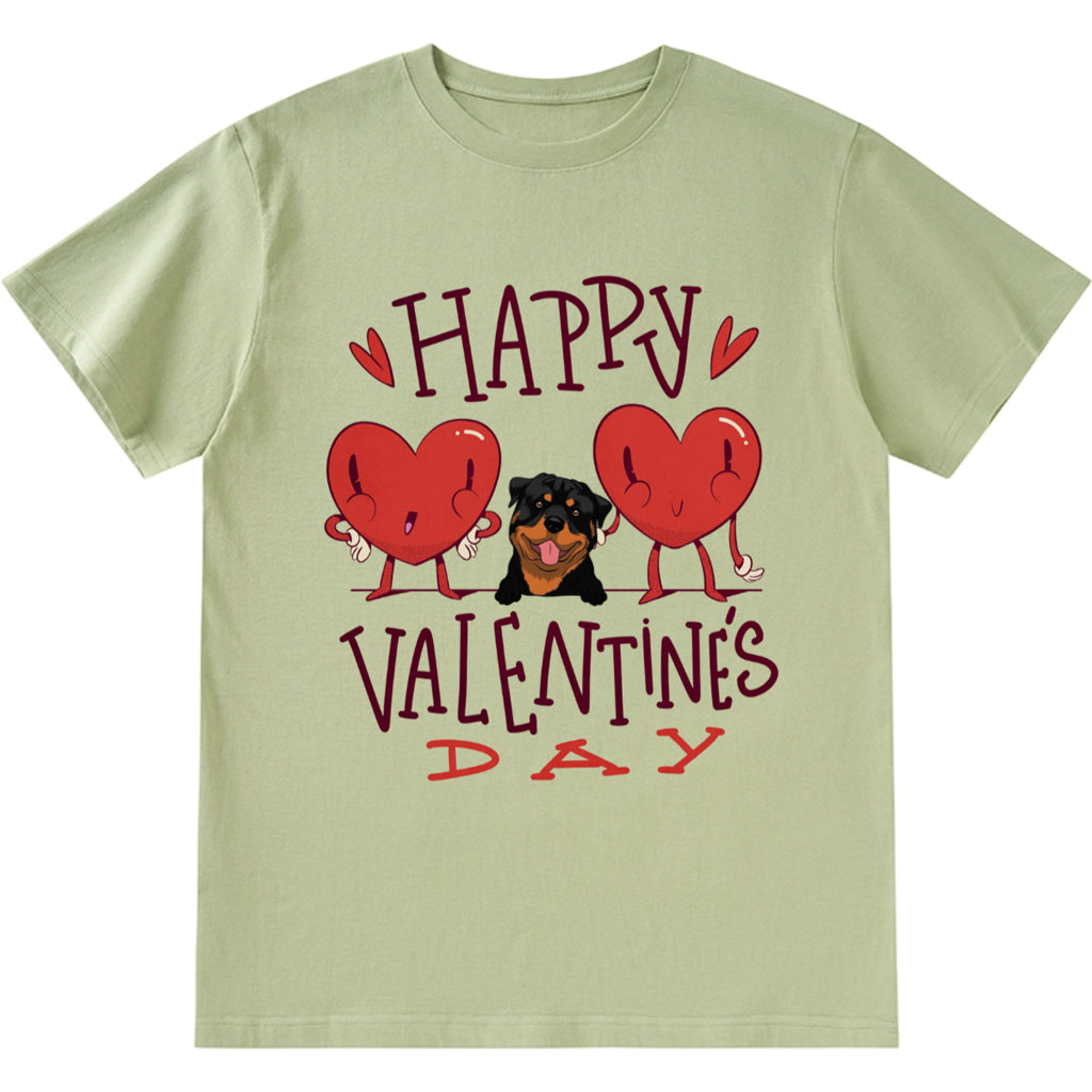 Happy Valentine's Day - Personalized Custom Unisex T-shirt