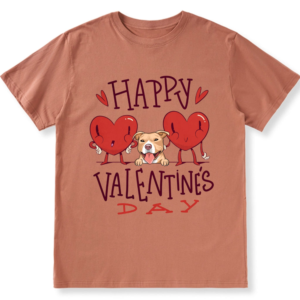 Happy Valentine's Day - Personalized Custom Unisex T-shirt