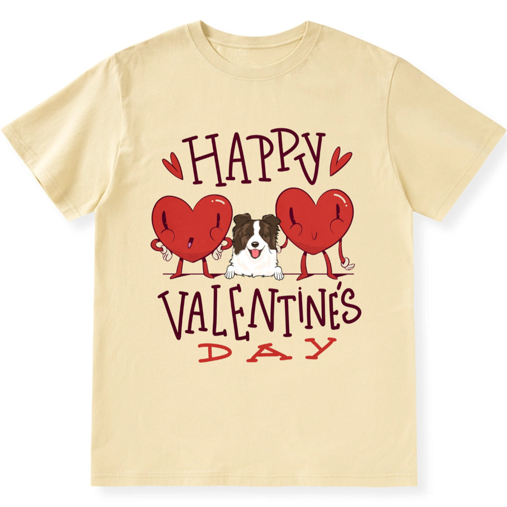 Happy Valentine's Day - Personalized Custom Unisex T-shirt