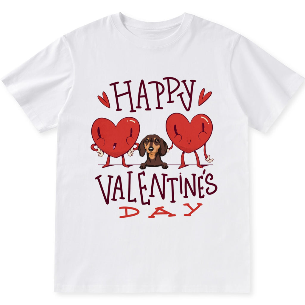 Happy Valentine's Day - Personalized Custom Unisex T-shirt