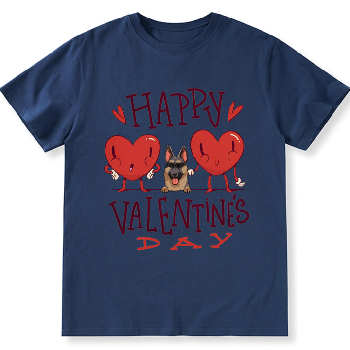 Happy Valentine's Day - Personalized Custom Unisex T-shirt