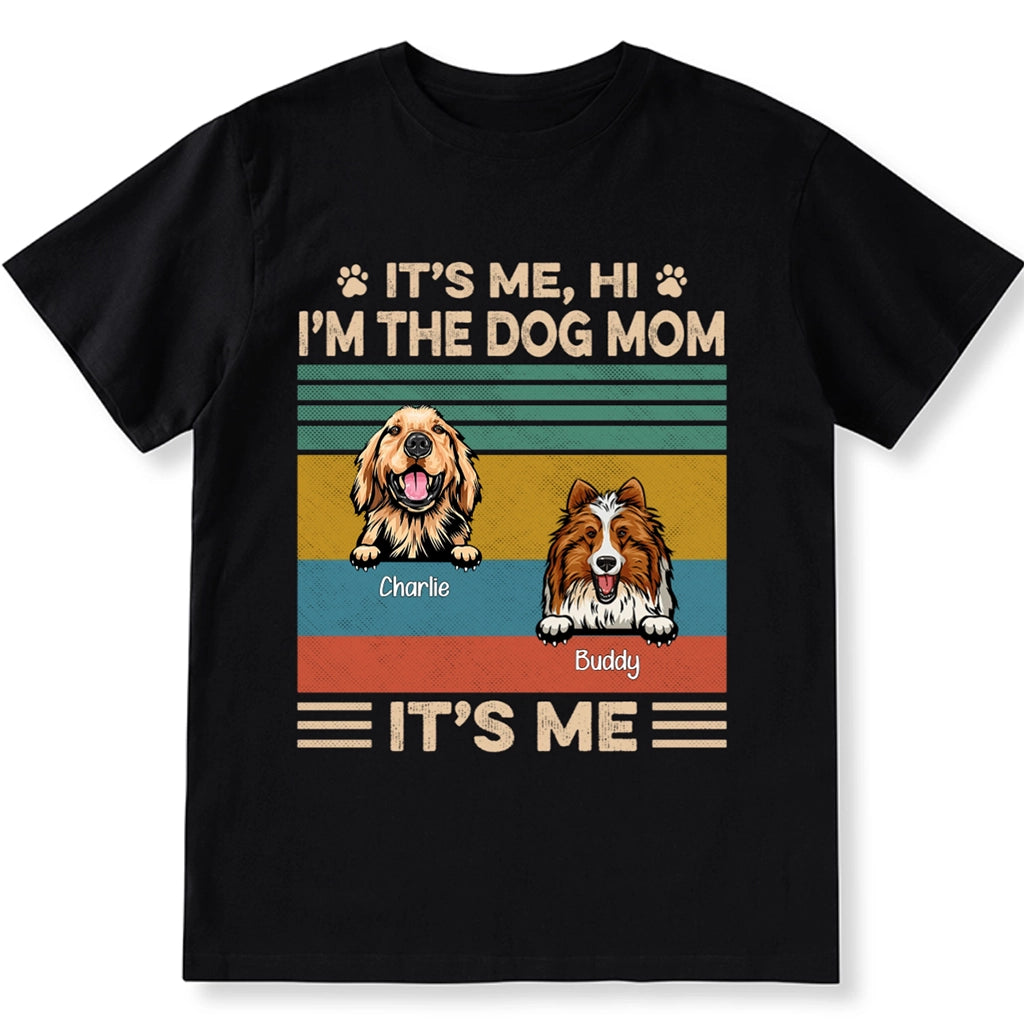 Hi I'm The Dog Mom/Dad - Personalized Custom Unisex T-Shirt