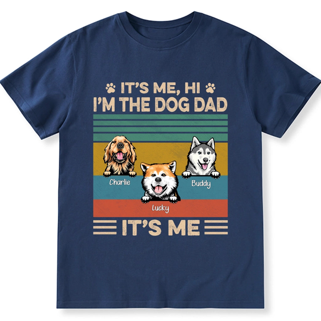 Hi I'm The Dog Mom/Dad - Personalized Custom Unisex T-Shirt