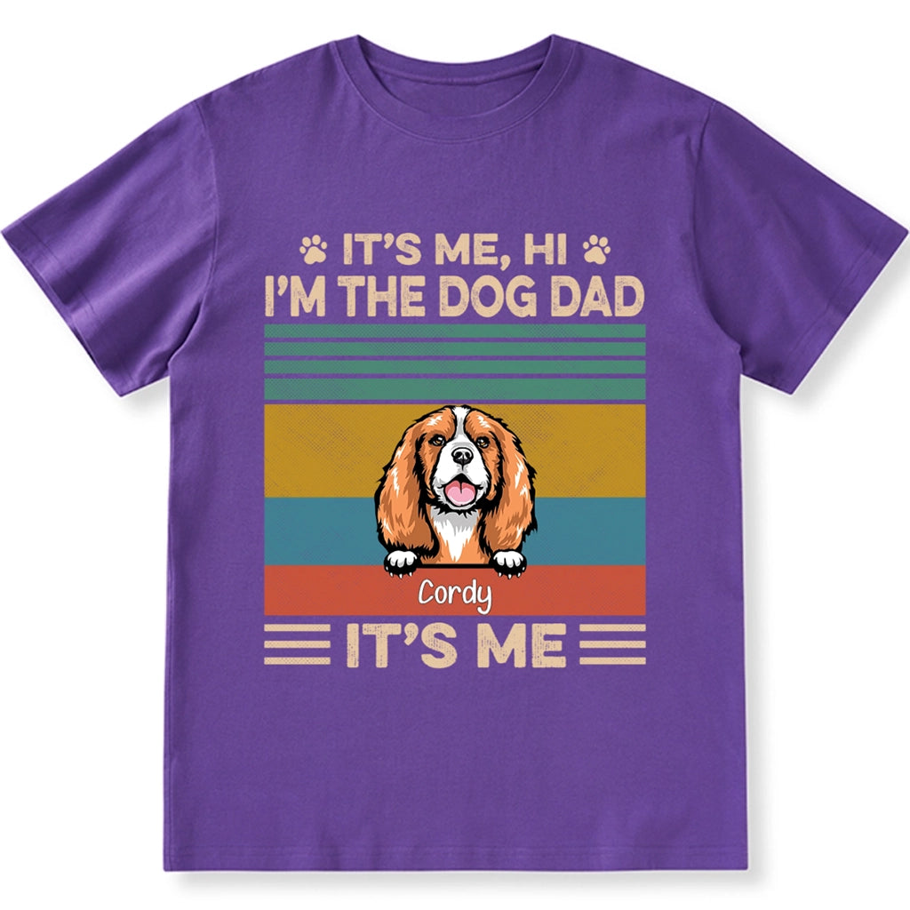 Hi I'm The Dog Mom/Dad - Personalized Custom Unisex T-Shirt