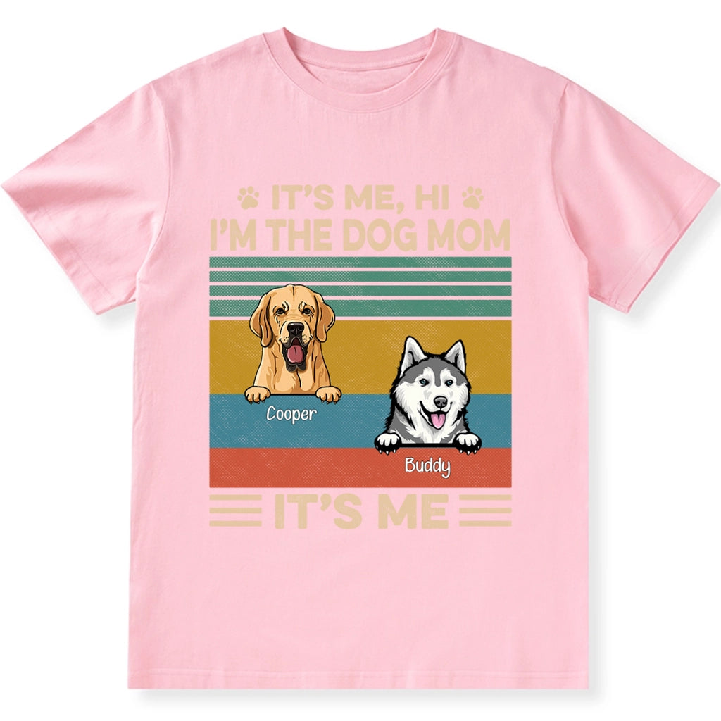 Hi I'm The Dog Mom/Dad - Personalized Custom Unisex T-Shirt