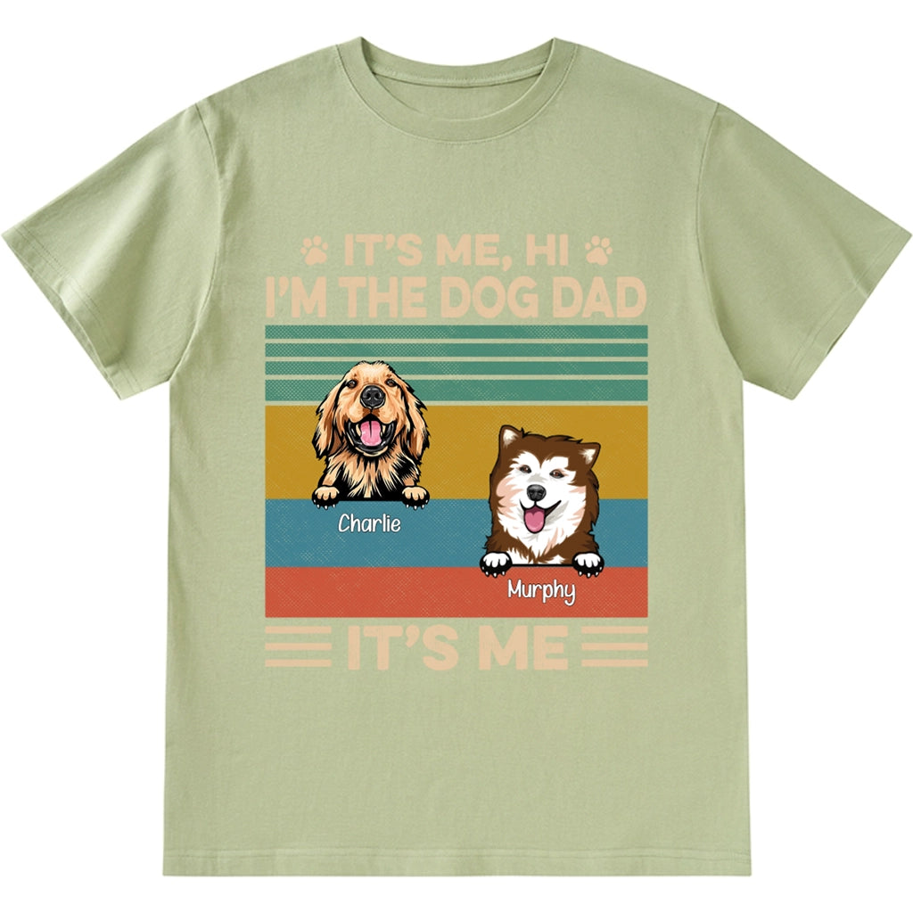 Hi I'm The Dog Mom/Dad - Personalized Custom Unisex T-Shirt