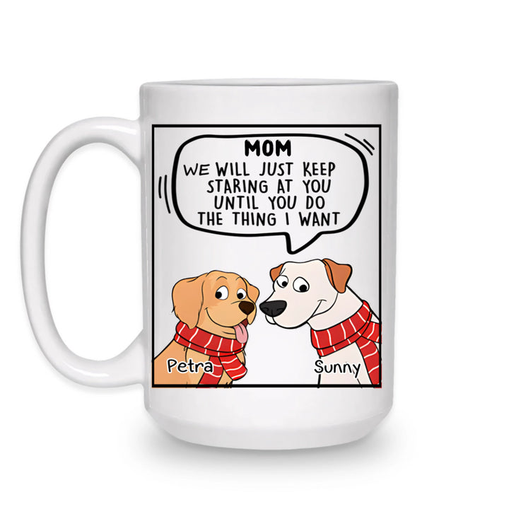 I Will Just - Personalized Custom Christmas Coffee Mug