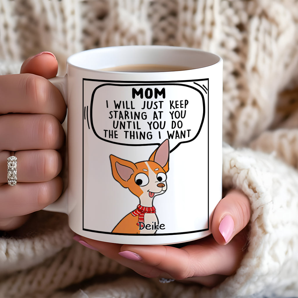 I Will Just - Personalized Custom Christmas Coffee Mug