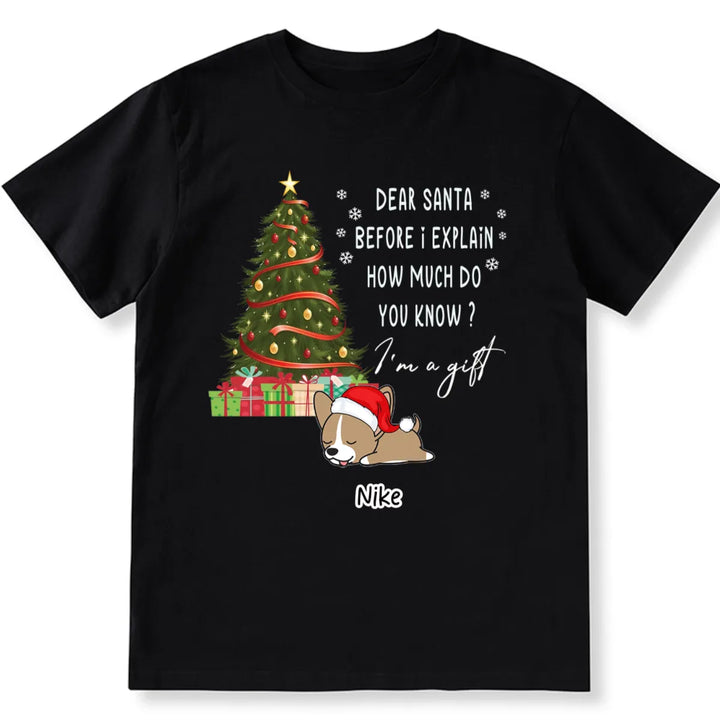 Special Edition Christmas: I'm A Gift - Personalized Custom Christmas T-shirt