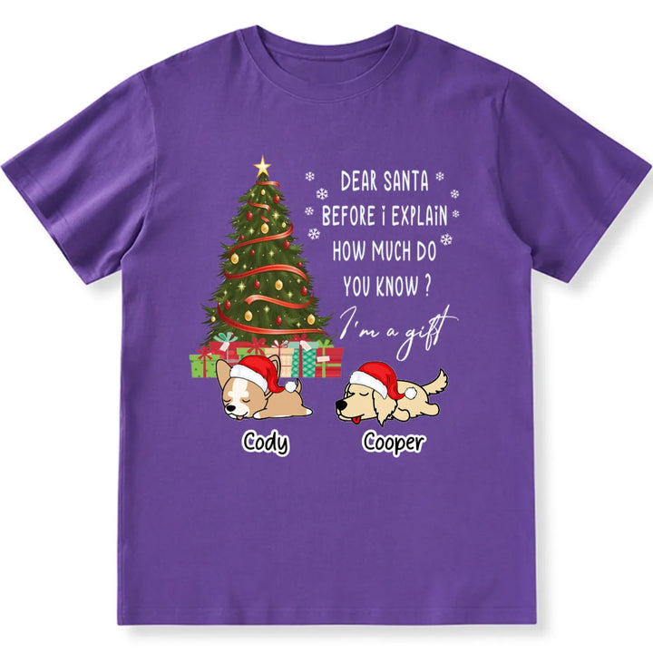 Special Edition Christmas: I'm A Gift - Personalized Custom Christmas T-shirt