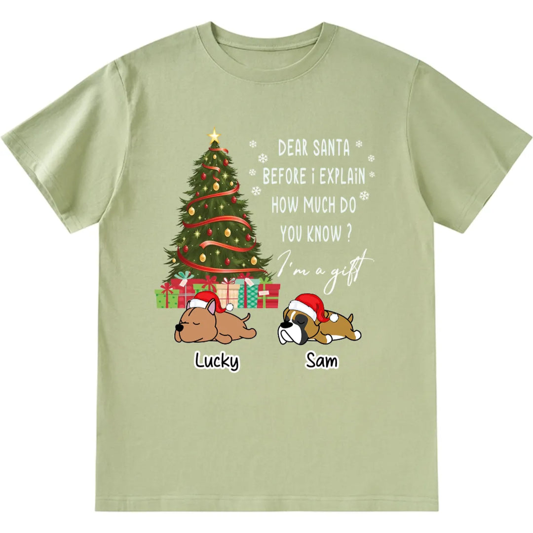 Special Edition Christmas: I'm A Gift - Personalized Custom Christmas T-shirt