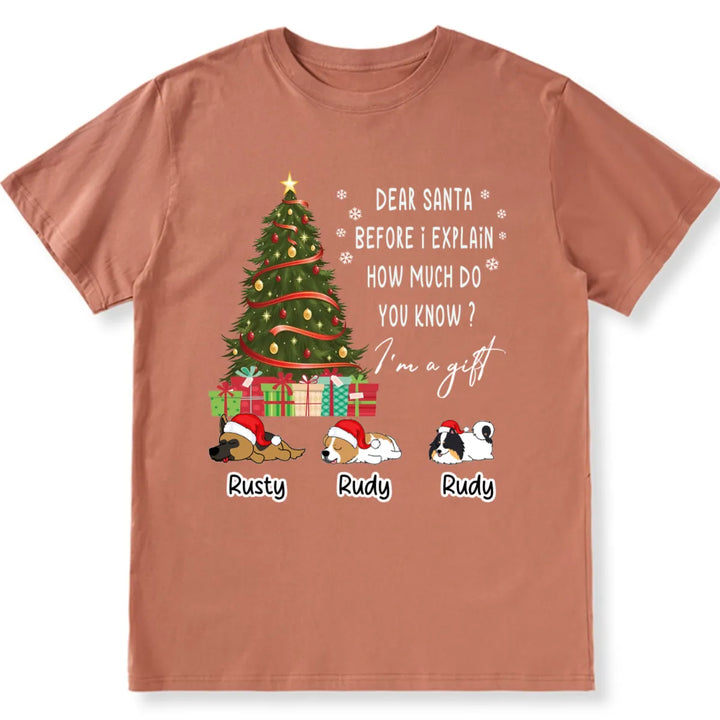 Special Edition Christmas: I'm A Gift - Personalized Custom Christmas T-shirt