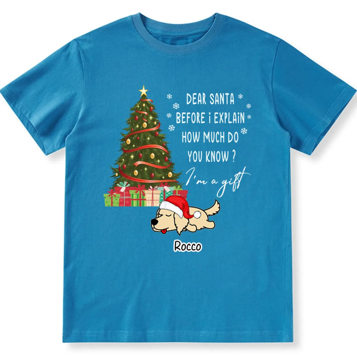 Special Edition Christmas: I'm A Gift - Personalized Custom Christmas T-shirt