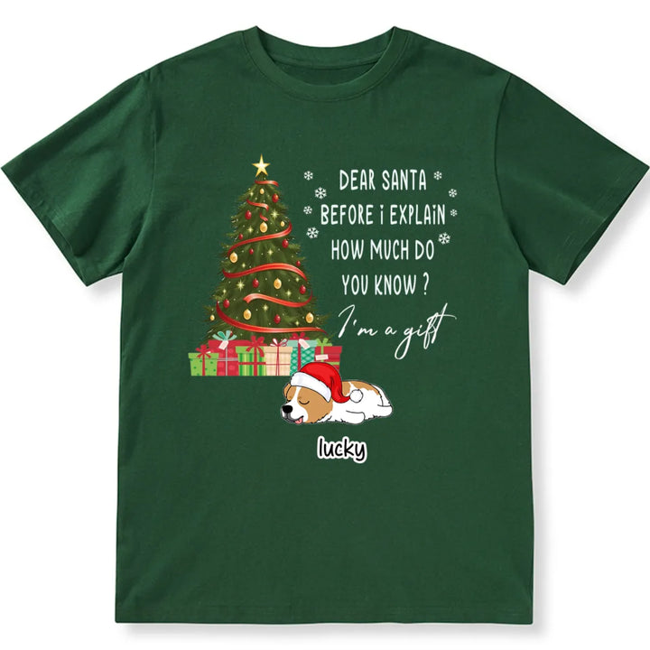 Special Edition Christmas: I'm A Gift - Personalized Custom Christmas T-shirt