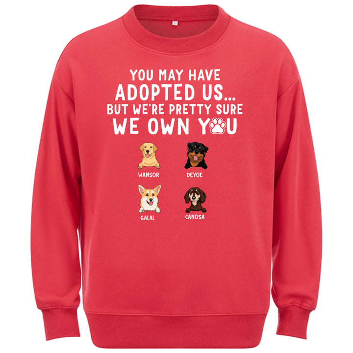 I'm Pretty Sure I Own You - Personalized Custom Sweatshirt Gift For Dog Lovers