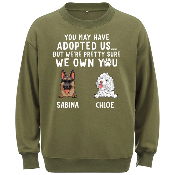 I'm Pretty Sure I Own You - Personalized Custom Sweatshirt Gift For Dog Lovers