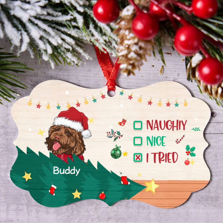 I've Been A Very Good Dog This Year - Personalized Christmas Ornament