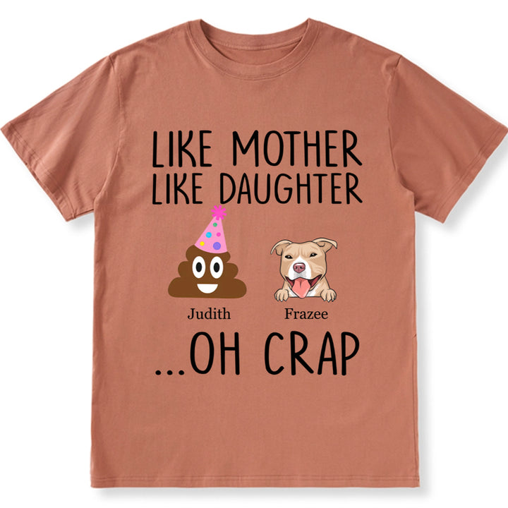 Like Father Like Daughter - Personalized Custom Unisex T-Shirt