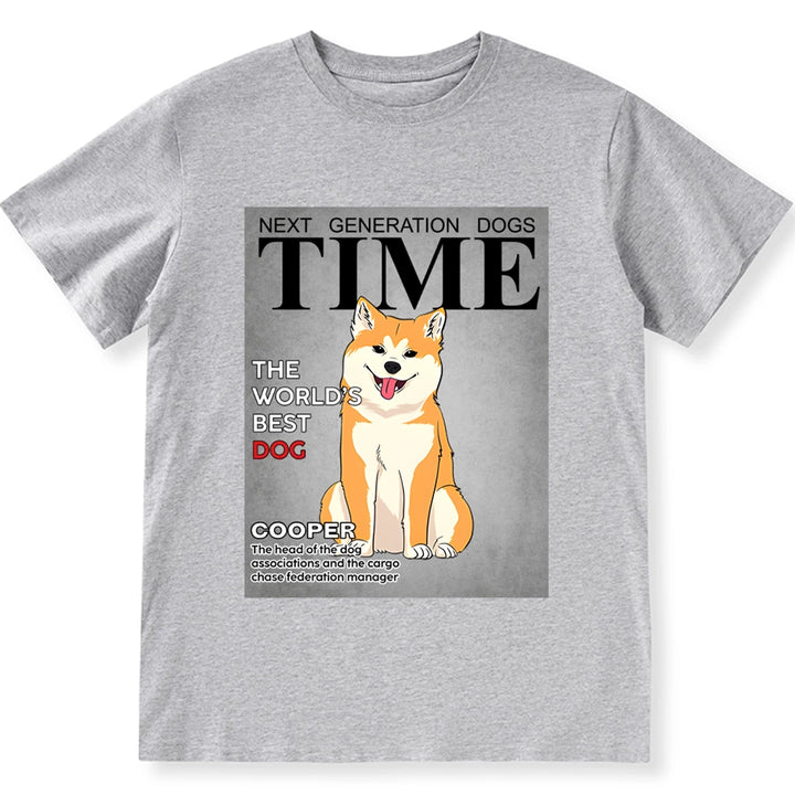 Magazine Dog Covers - Personalized Custom Unisex T-Shirt