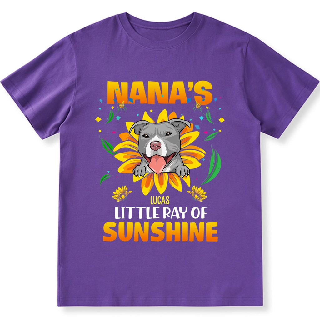 Mama's Little Ray Of Sunshine - Personalized Custom Unisex T-Shirt