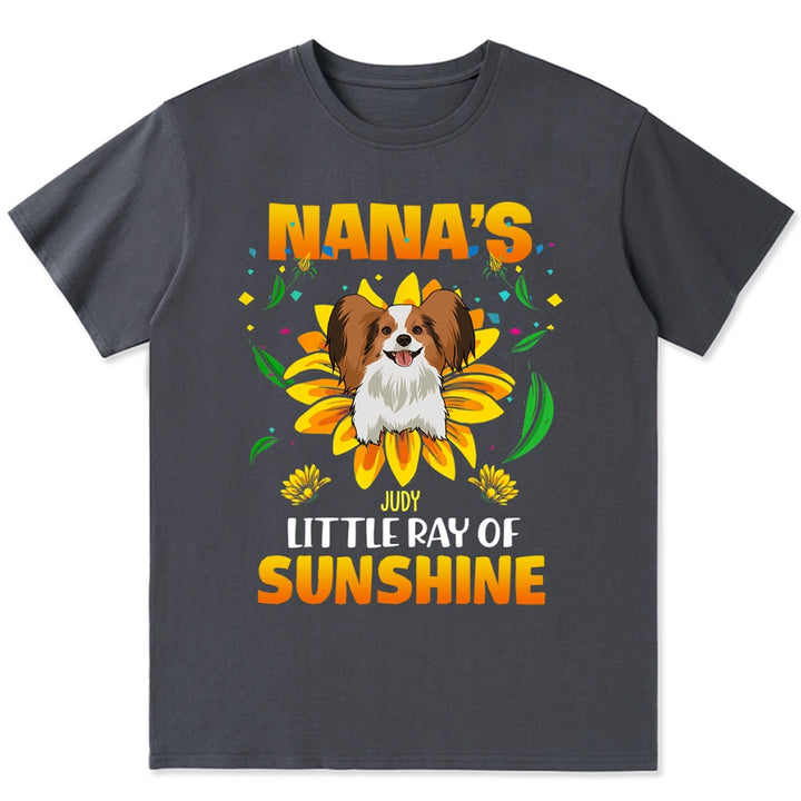 Mama's Little Ray Of Sunshine - Personalized Custom Unisex T-Shirt