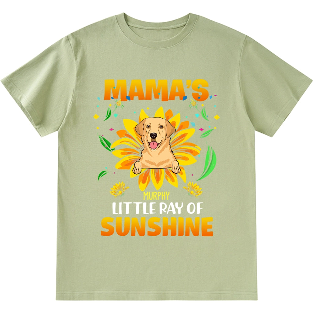 Mama's Little Ray Of Sunshine - Personalized Custom Unisex T-Shirt