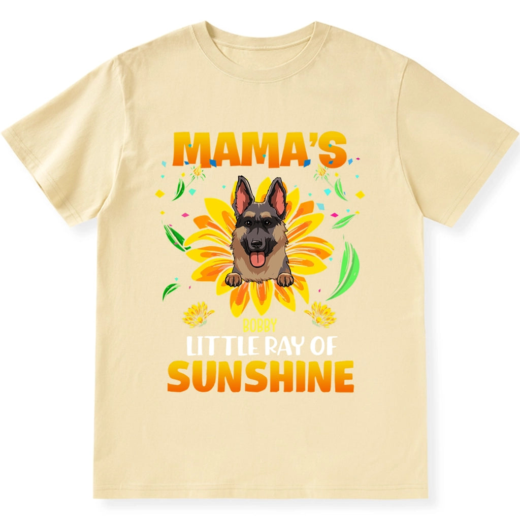 Mama's Little Ray Of Sunshine - Personalized Custom Unisex T-Shirt