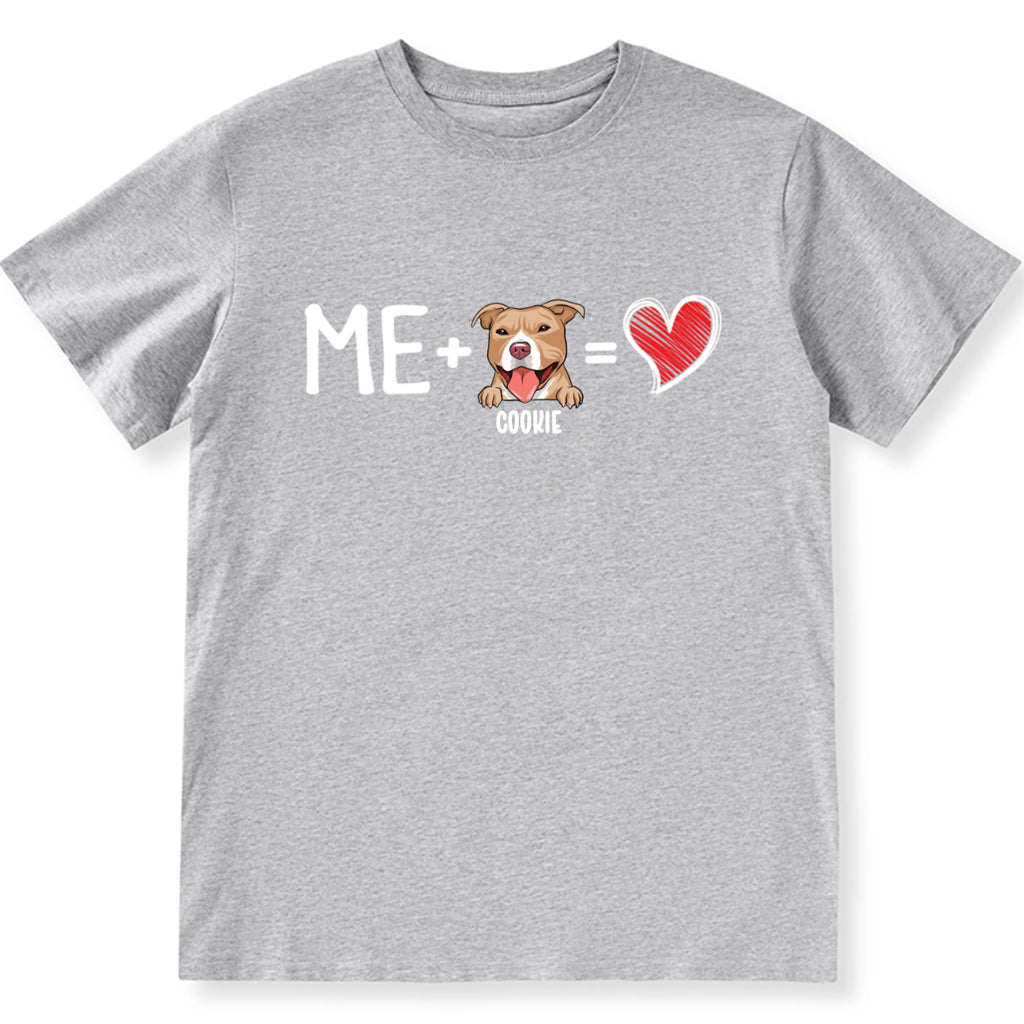 Me And My Dog Valentine Gifts - Personalized Custom Unisex T-shirt