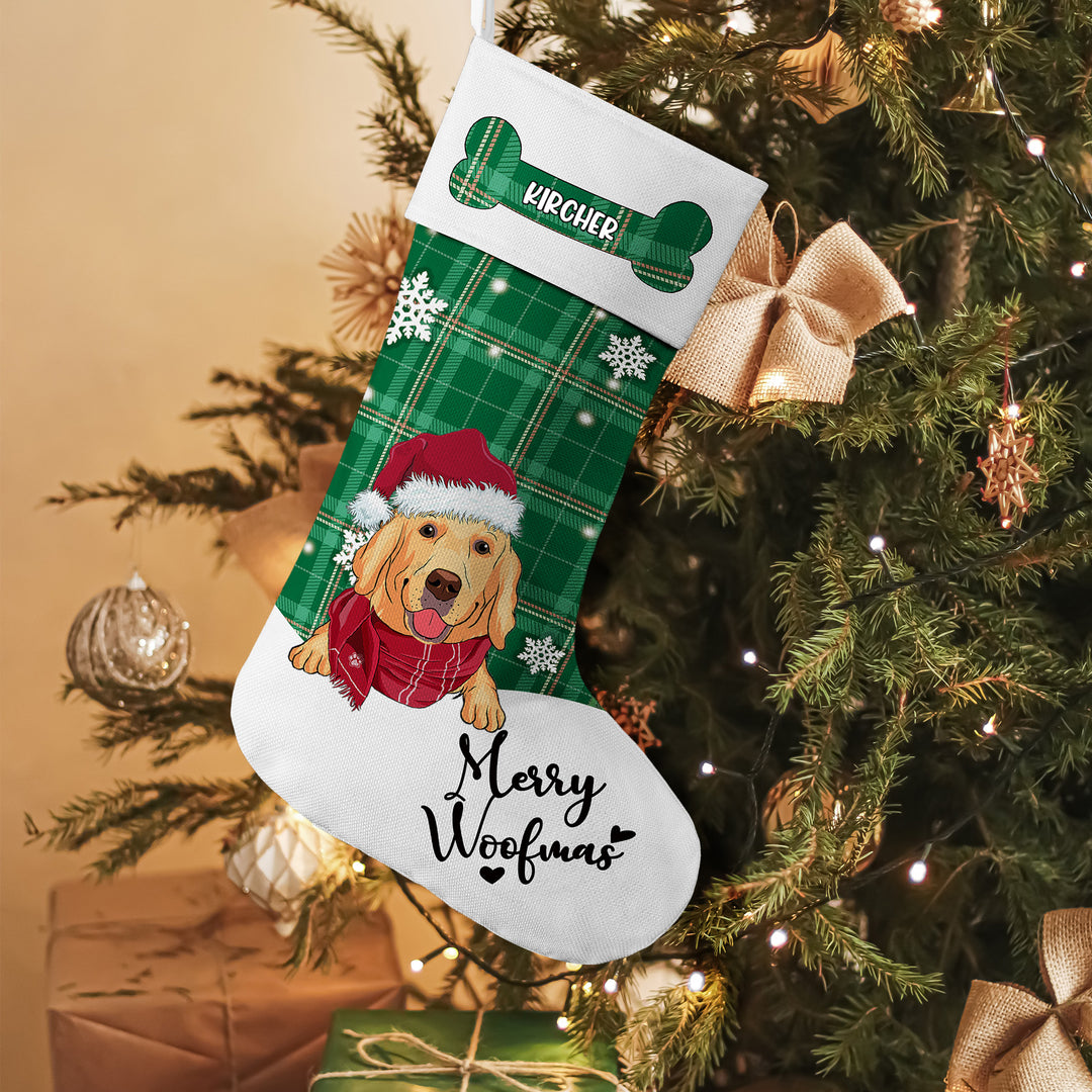 Merry Woofmas Stocking Dogs - Personalized Christmas Stocking Dogs