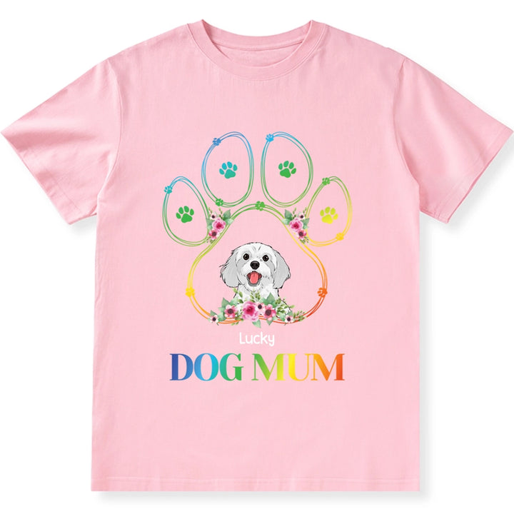 Mom Belongs To Dog - Personalized Custom Unisex T-Shirt