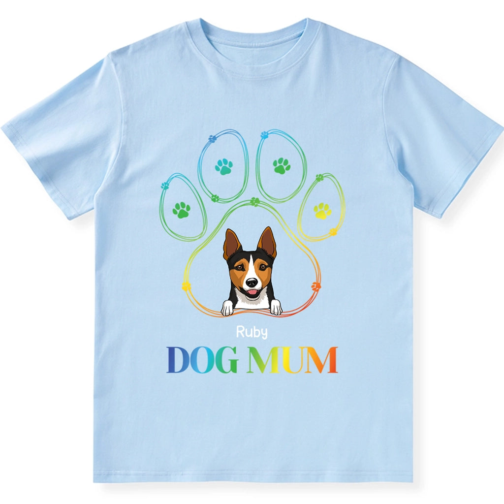 Mom Belongs To Dog - Personalized Custom Unisex T-Shirt