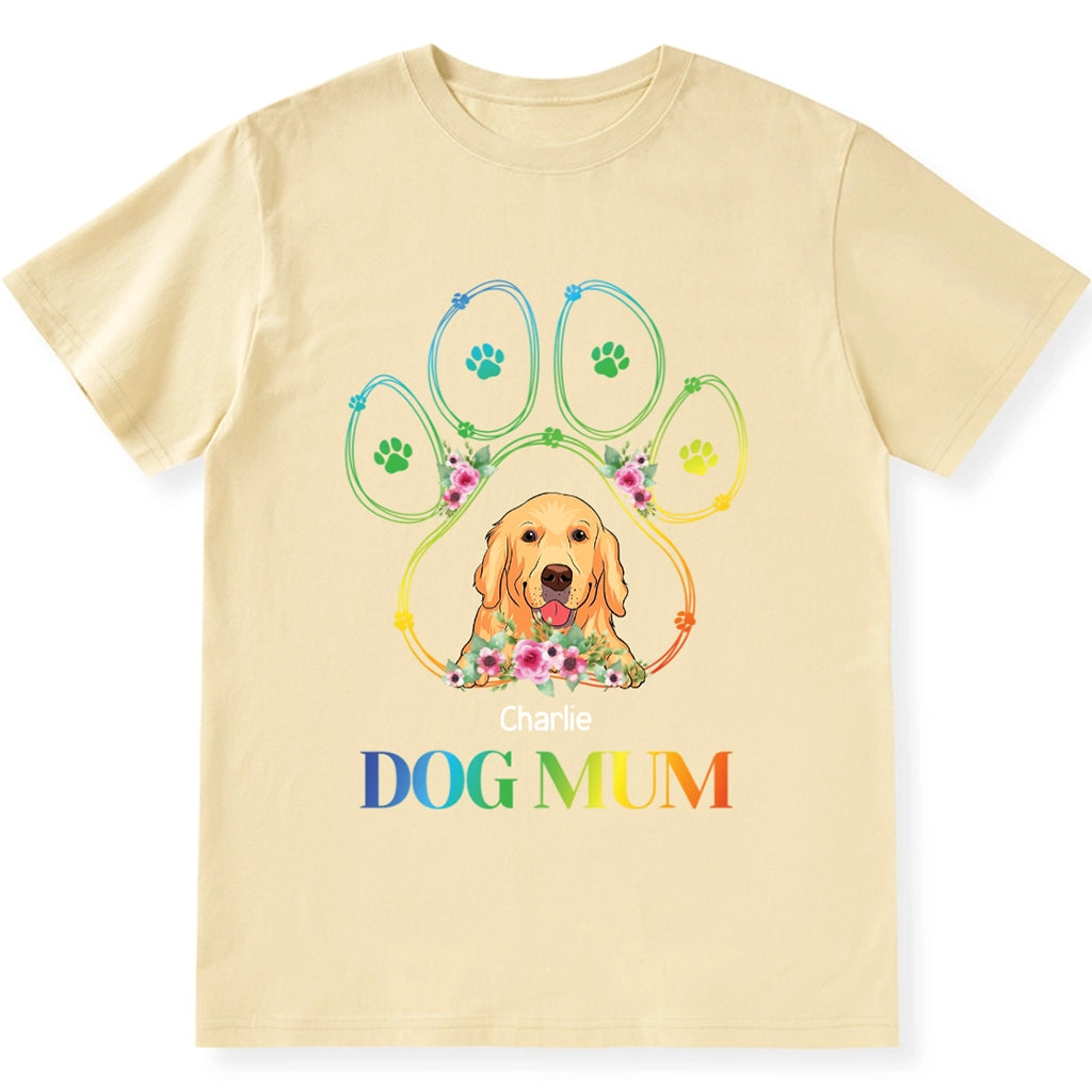 Mom Belongs To Dog - Personalized Custom Unisex T-Shirt