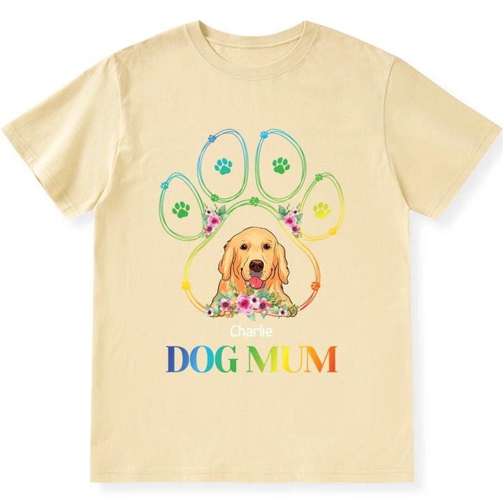 Mom Belongs To Dog - Personalized Custom Unisex T-Shirt