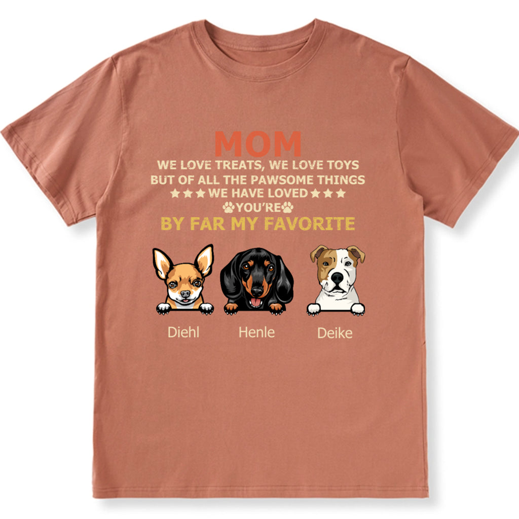 Mom Is Our Favorite - Personalized Custom Unisex T-shirt