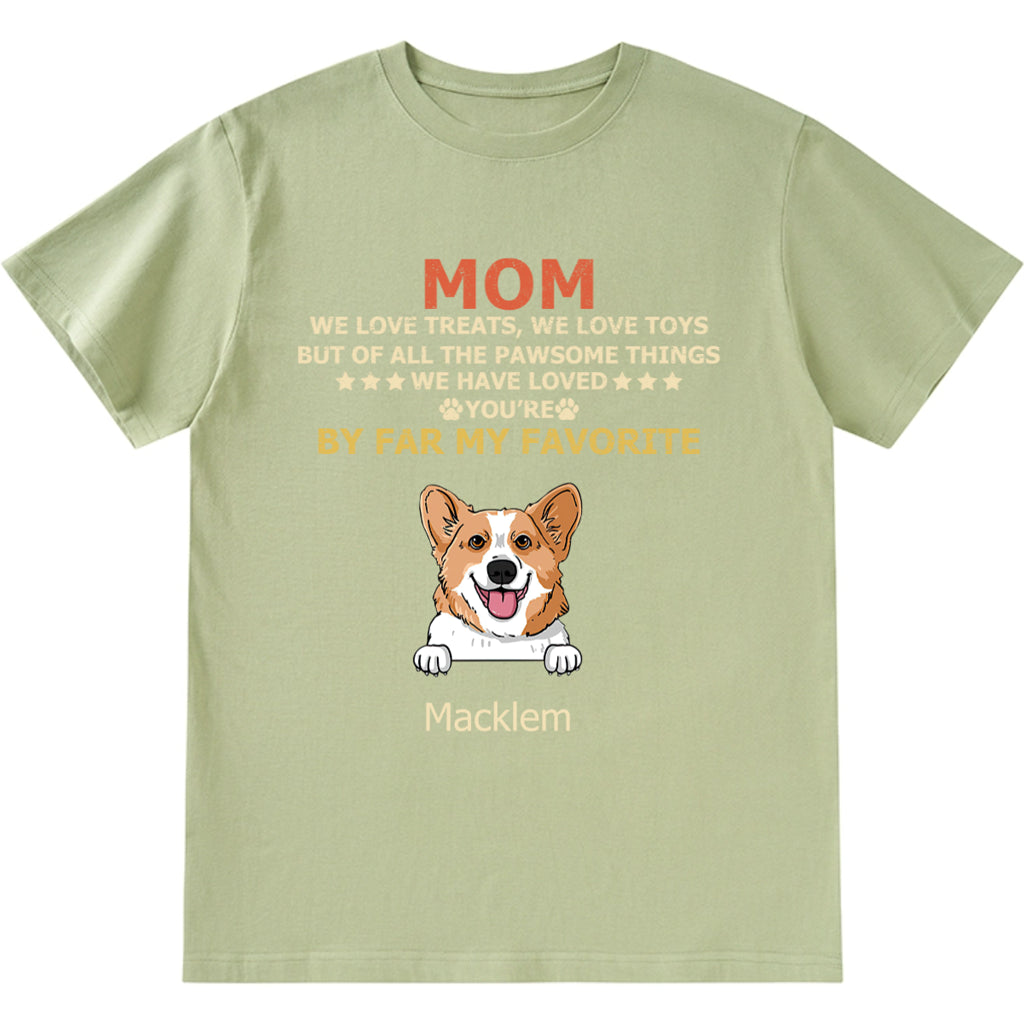 Mom Is Our Favorite - Personalized Custom Unisex T-shirt